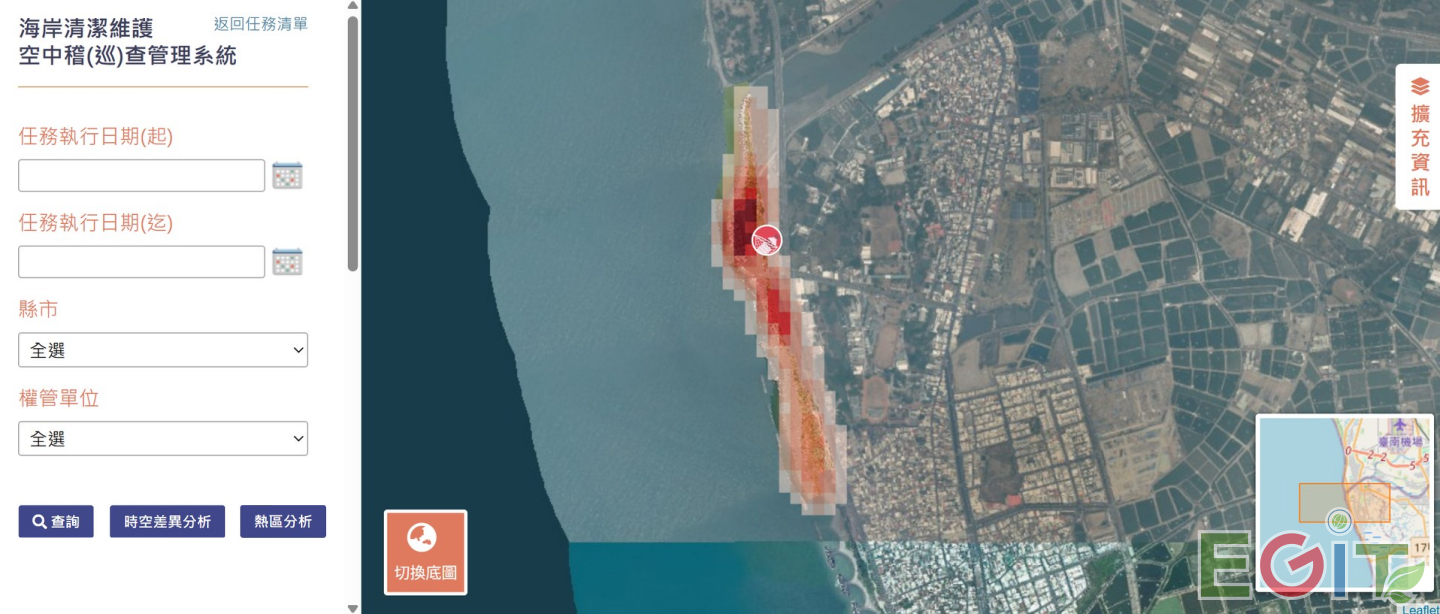  GIS 熱區分析 — 髒亂程度視覺化 