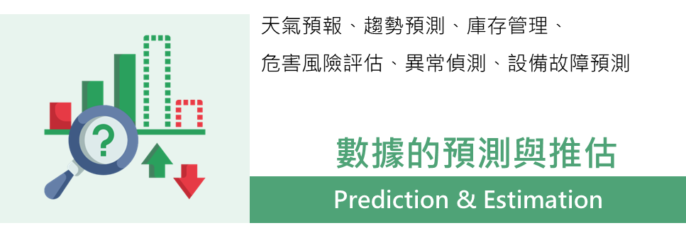 AI 預測與推估技術應用於氣象變化、環境風險、災損預估等領域，協助提前掌握潛在災害與應變需求 